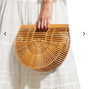 Bamboo Ark Clutch  Handle Bag